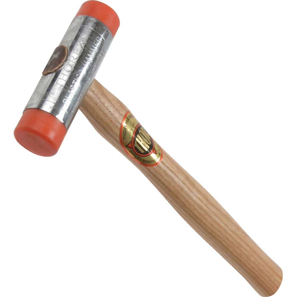 THO408 408 Plastic Hammer 1/2lb 1.in Diameter,Orange