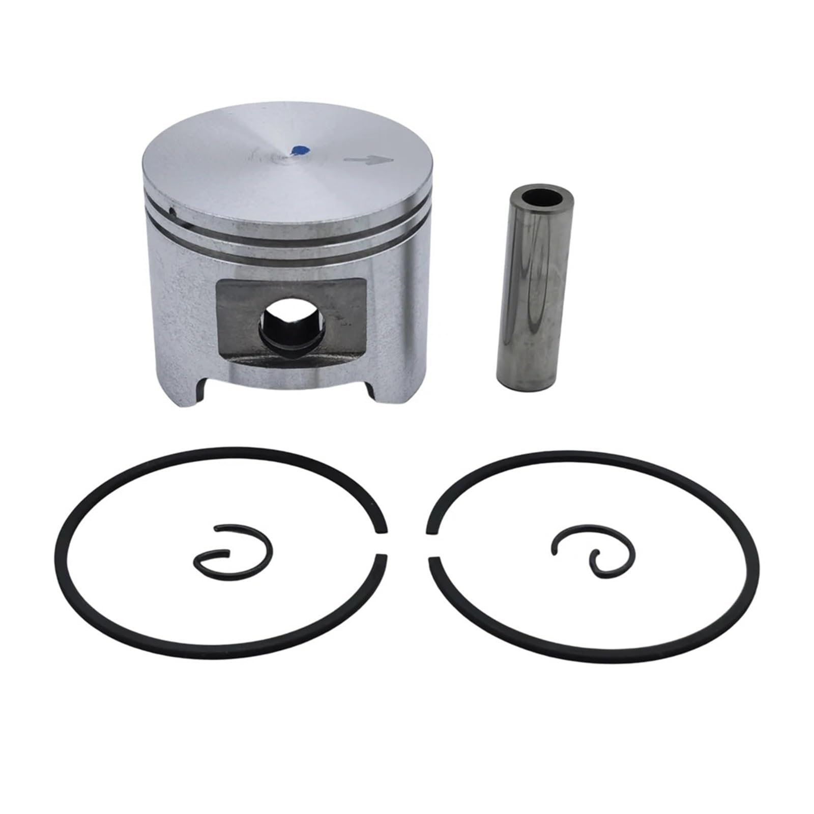 45mm Piston for Hus 353 350 351 346 346XP Chainsaw Engine with Spindle Rings and Elastic Retaining Rings