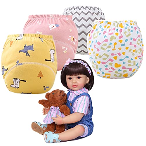 Reborn Baby Dolls Diapers 22 Inch Newborn Reusable 4