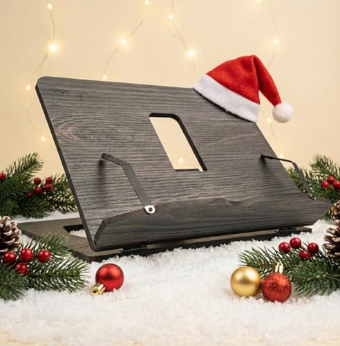 Vigo Wood Buchständer, Rezeptbuchständer, Kochbuchständer für die...