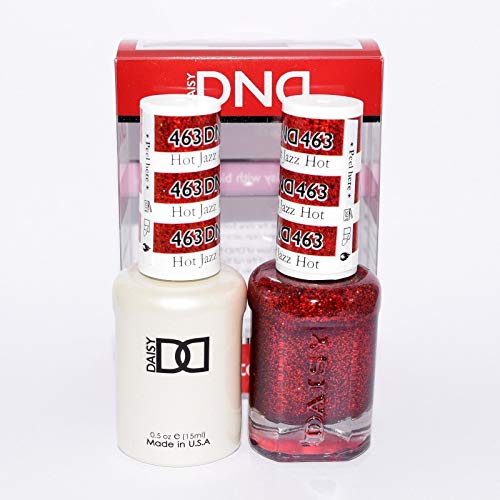 DNDDuo Gel (Gel & Matching Polish) Glitter Set 463 - Hot Jazz by DND Gel