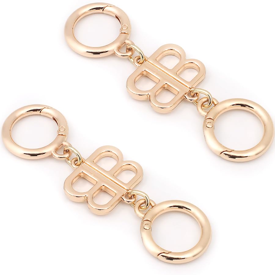 AUMEY Purse Strap Extenders Bag Extender Chain Handbags Exquisite Extension Chains