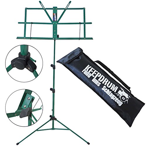 keepdrum MUS2 Pupitre pour partitions Vert + 10 aimants + sac - Les Beatles, Paul McCartney, John Lennon, RIngo Starr, George Harrison keepdrum MUS2 Pupitre pour partitions Vert + 10 aimants + sac – Image 3