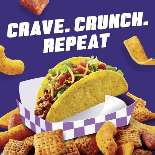 Chex Mix Remix Zesty Taco Savory Snack Mix, Snack Bag, Family Size, 11 oz