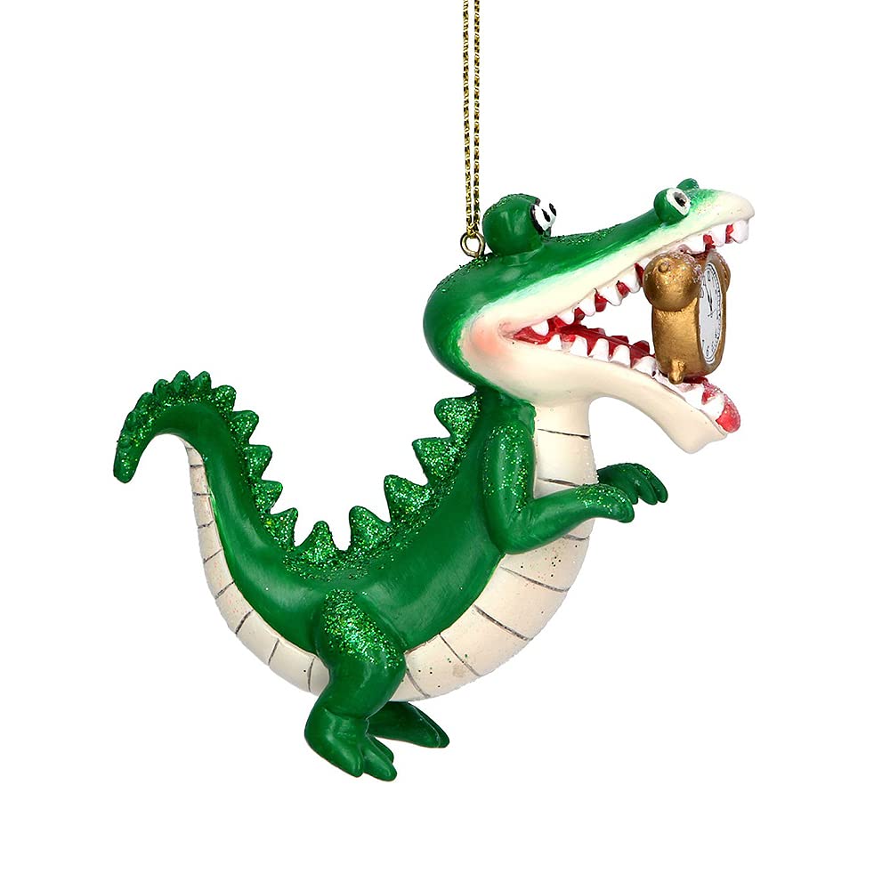 Crafty Capers Crocodile Hanging Ornament | Peter Pan Christmas Tree Decoration | Gisela Graham