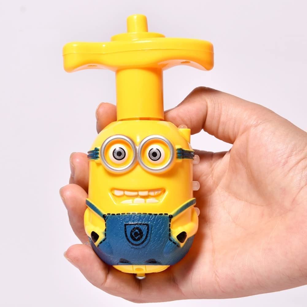 CASSARINA Minion Spinning Top Magic Lattu Toy Flashing Plastic with LED Lights Electric Music Attractive Toy Non-Toxic and Safe Spinning Top Laser Toys Games for Kids Toddlers (Pack of 1) (B0CSX29943) Amazon Price History, Amazon Price Tracker