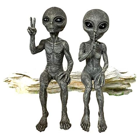 Ancient Mysteries Alien Grays Statue Set Cover