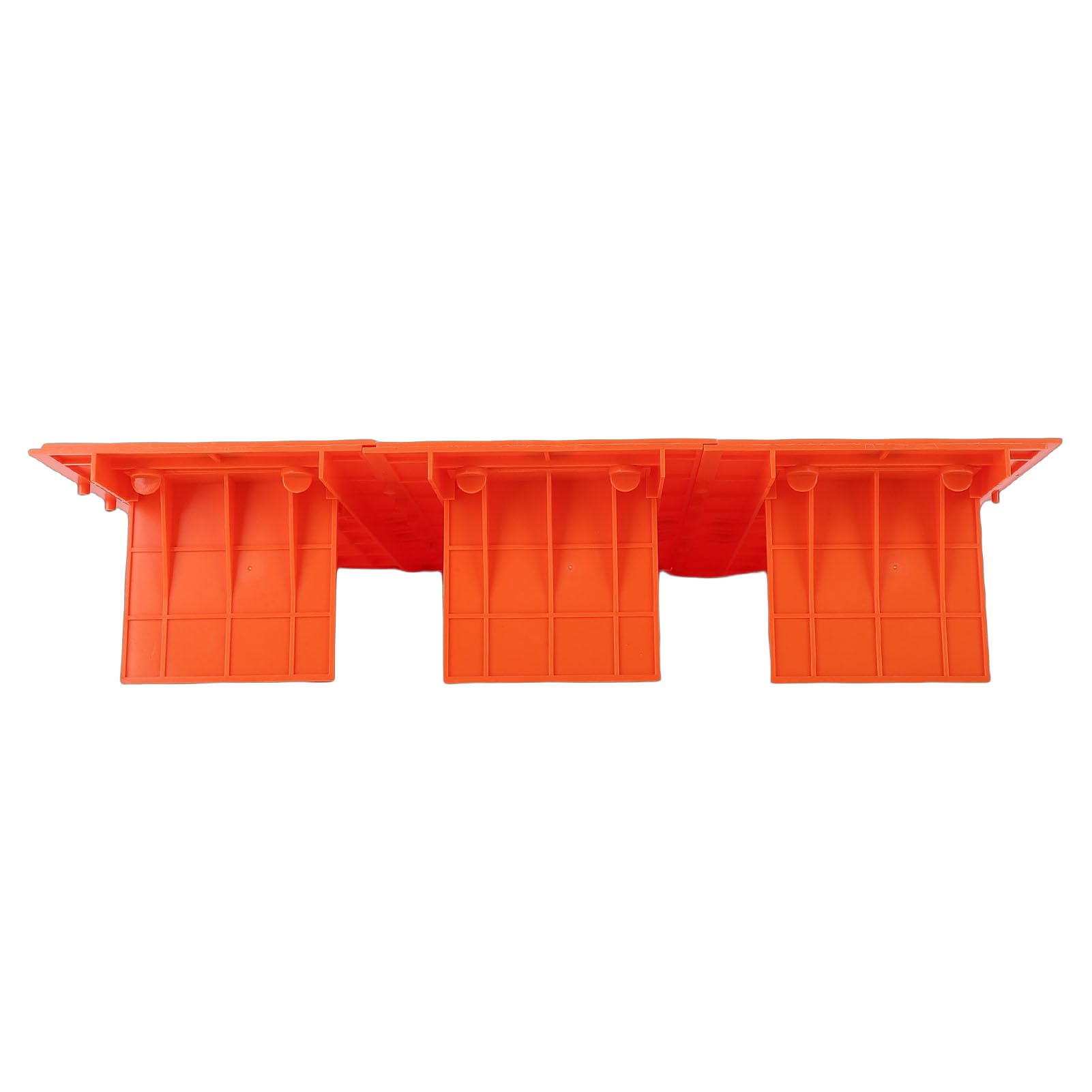 Rampa de salto para coche RC, tabla de despegue, juego de acrobacias, material ABS de alta resistencia, diseño duradero para coches de control remoto a escala 1/12 1/14 1/1 (Naranja)
