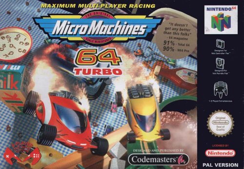 Micro Machines 64 Turbo - [N64]