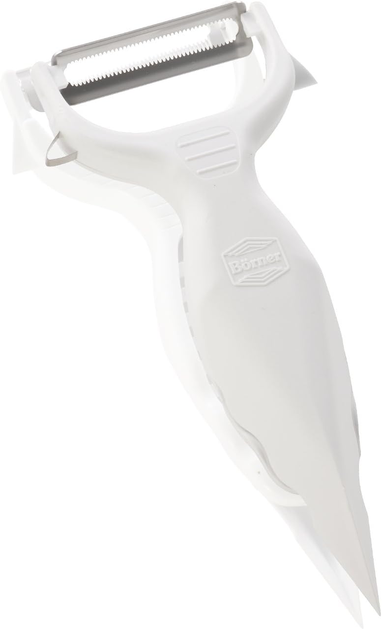 Borner V-2007 Veg'Art Prep Tool with Detachable Grater, White