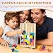 Oppvoci Wooden Montessori Russian Blocks Puzzle – 3D Stacking Toy for 3-6 Year Olds Toddlers Educational Gift & Brain Teaser for Critical Thinking Montessori Brain Blocks for Boys & Girls (Classic)