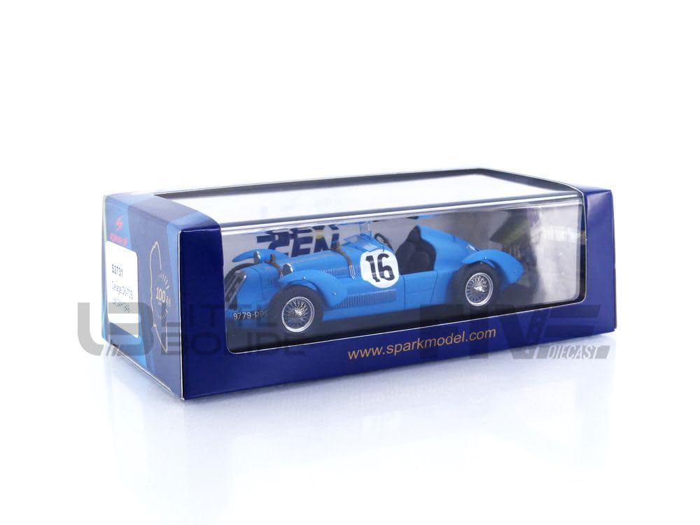 Spark S2731 Delage D6-3L #16 Le Mans 1949 - Versini/Serraud 1/43 Scale