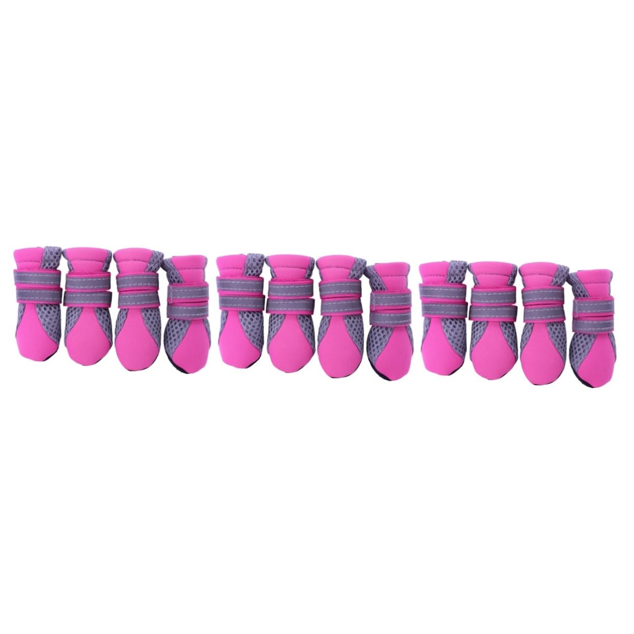 BESPORTBLE Botas Perro Nieve 3 Piezas Zapatos para Perros Dog Shoes Zapatos para Mascotas Botas para Perros Botas De Perro Rojo Bota Perro