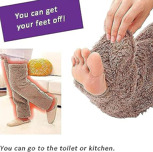 SnugglePaws Sock Slippers, Sock Slippers for Women, Warm Over Knee Fuzzy Socks3