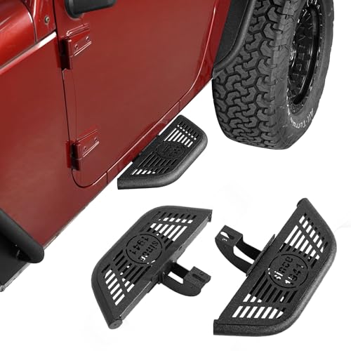 Estribos laterales 2 puertas para Jeep Wrangler JK miniatura 1