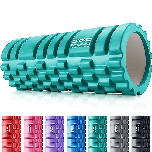 Core Balance Textured Foam Roller Teal 33cm