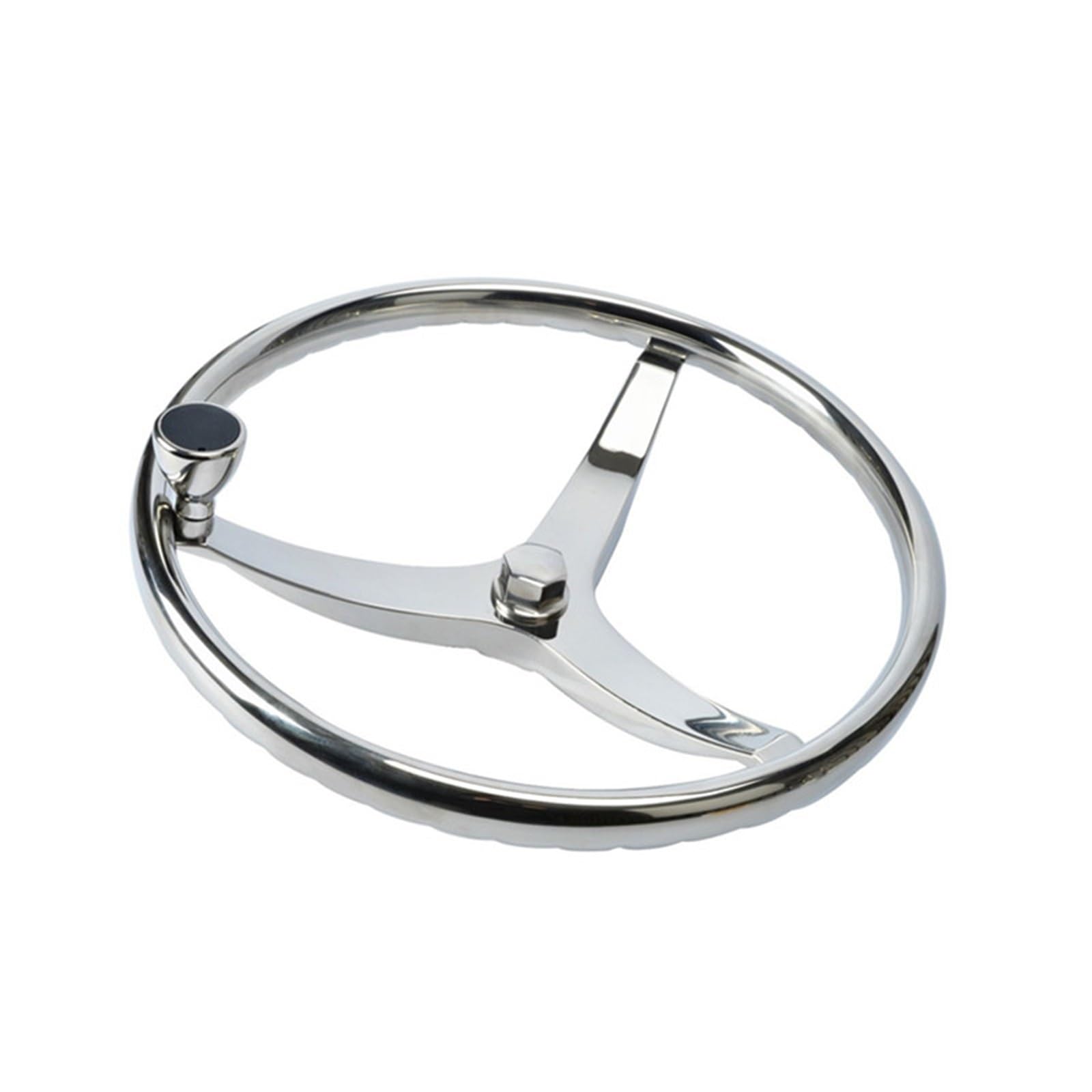 Windzerdong Stainless Steel Boat Steering Wheel 3 Spoke 13-1/2