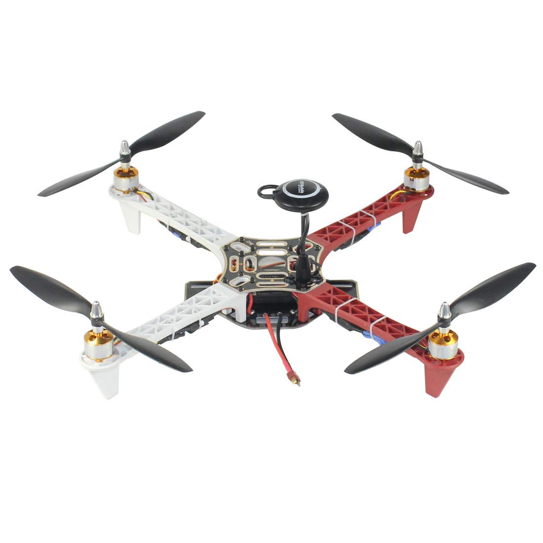QWinOut F450 APM2.8 6M GPS DIY RC Drone Kit 450 mm Marco RC Quadcopter 4 ejes UFO Kit de desmontaje para principiantes (versión básica)