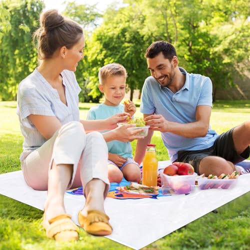 6.6 X 6.6 Ft Baby Beach Pool, 2 in 1 Portable Kids Beach Play Pool Puddle Toddler Beach Blanket and Kiddie Pools Blue Cartoon Childs Sand Pit Paddling Pools with Water Bag for Boy Girl Outdoor Camping - image 7