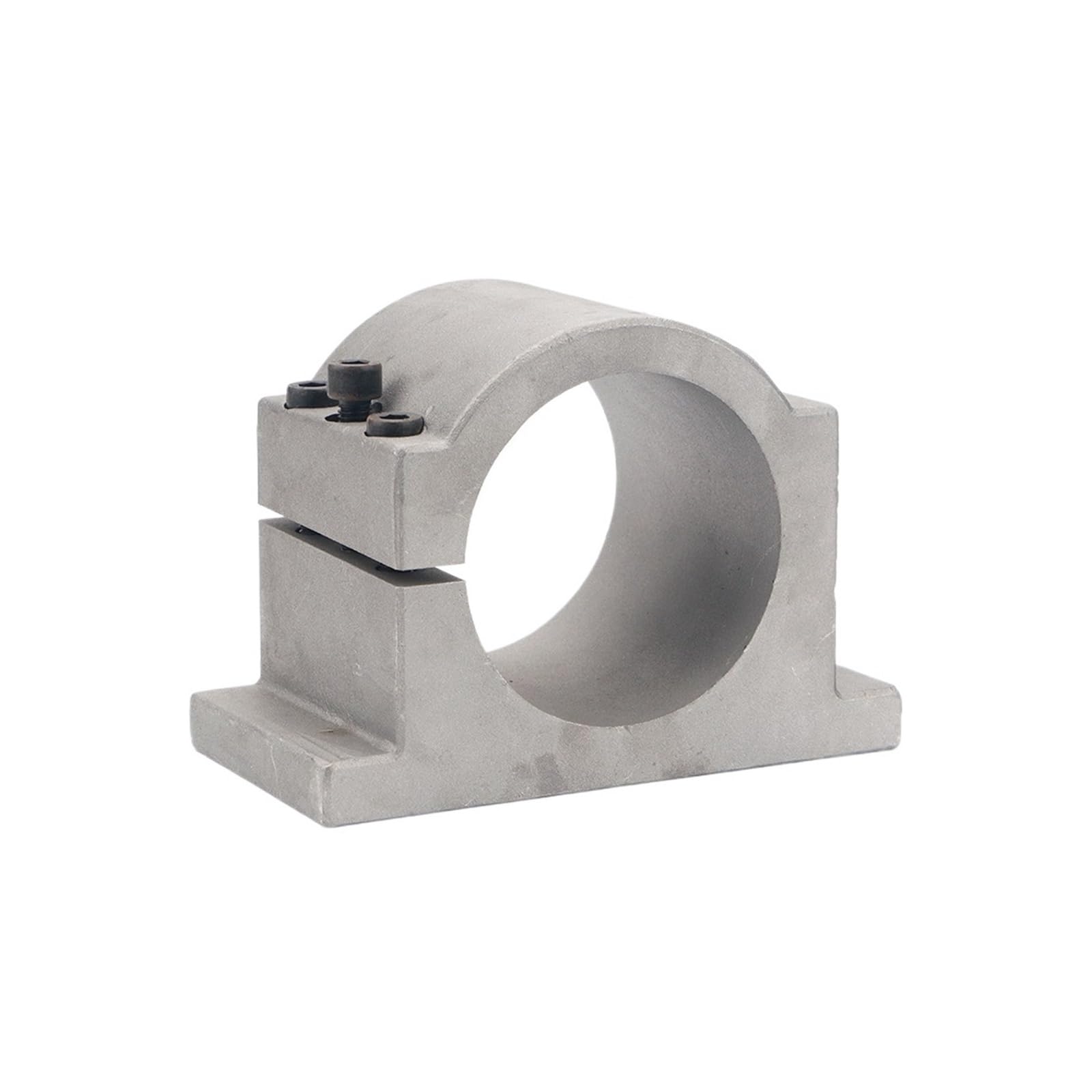 Duravik Dia-110Mm Spindle Clamp Mounting Bracket 1Pcs D65-100Mm Cast Aluminium Bracket Of Cnc Spindle Motor For 1.5Kw 2.2Kw Router Engraving Milling Machine Clamp Tool(Dia-110Mm)