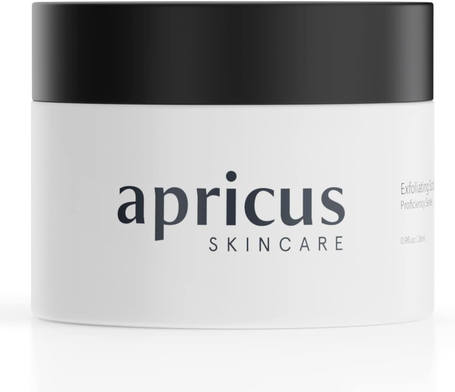 Exfoliating Facial Scrub for Men by Apricus Skincare | Dead Skin and Blackhead Remover Cream | Men's Exfoliating Face Wash and Blackhead Scrub | Pumice Based Face Exfoliator for Clogged Pores, 0.9 Oz