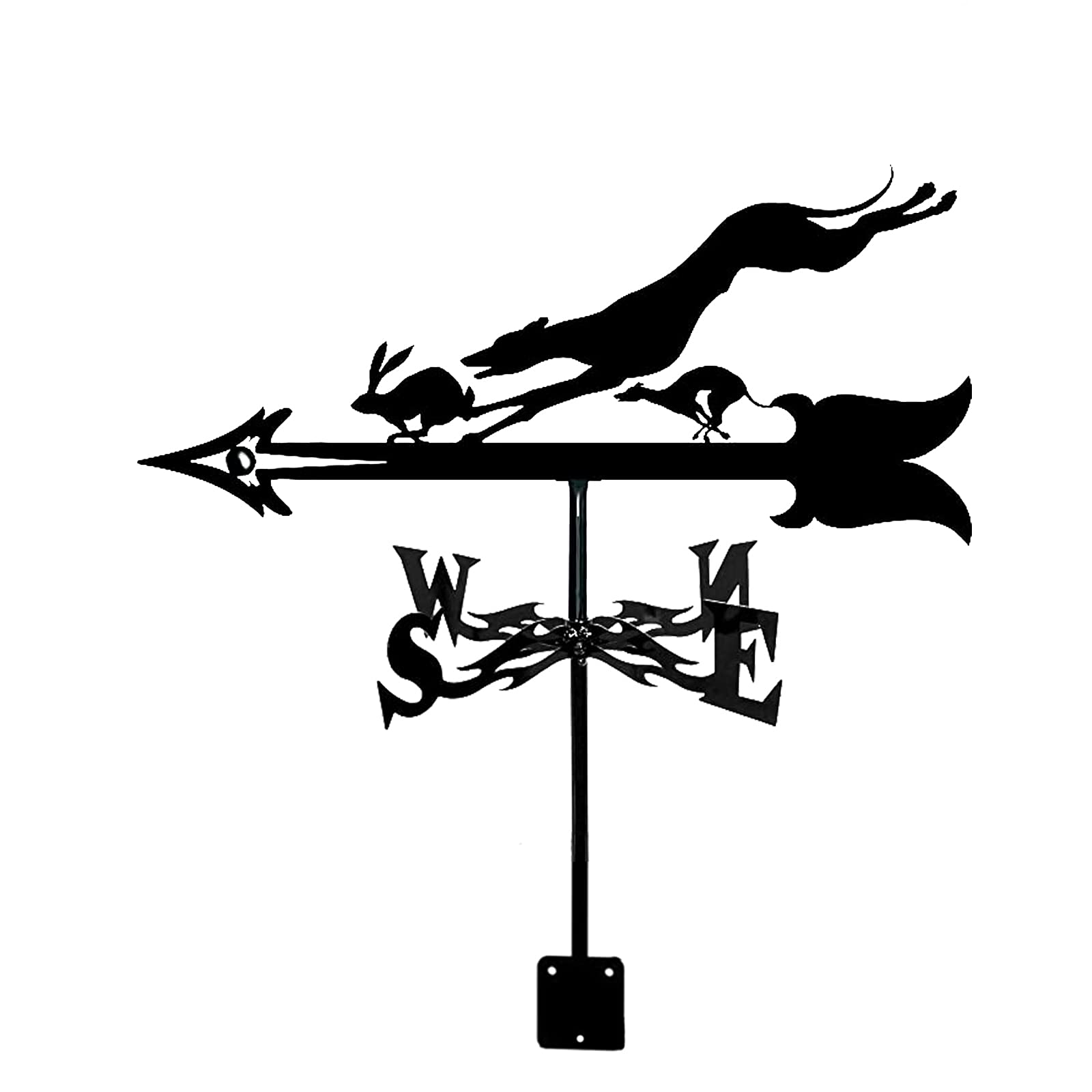 TAXXII wind vane Decoration Wind Vane, Weather Vanes Weathervane Direction Indicator Weathercock Stainless Steel With Anti-Rust Coating For Outdoor Decor Craft