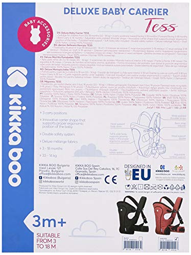 Kikka Boo babydrager Tess rood - babydrager - Image 5