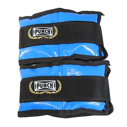 Tornozeleira Vinilona 5,0 Kg Punch Unissex 5 Kg Azul