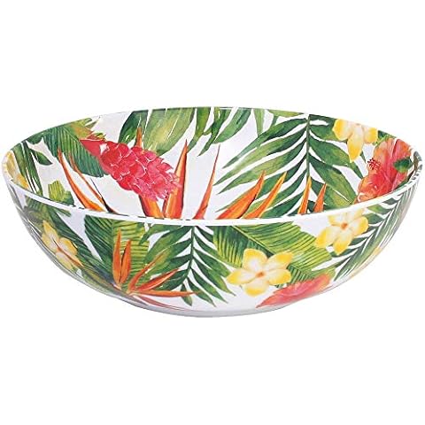 Saladier Mélamine Fleurs Exotiques Cover