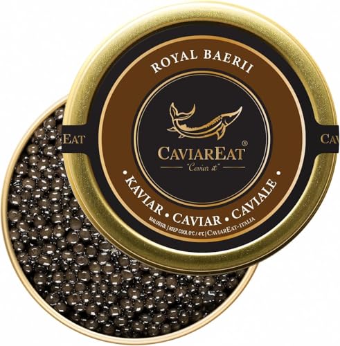 Caviar Royal Baerii 50 gr, Caviar Esturgeon Salage Malossol