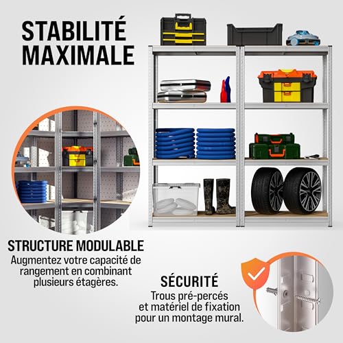 Étagère de rangement garage et atelier pour optimiser l'espace de stockage - 5