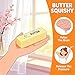 Slow Rising Butter Squishy Bread Fidget Toys Food Shaped Squeeze Balls for Stress Relief Crunchy Sticky Swuishy Big Bun Cute Hard Satisfying for Kids Teen Girls Sunny Days (4PCS Butter Stick)
