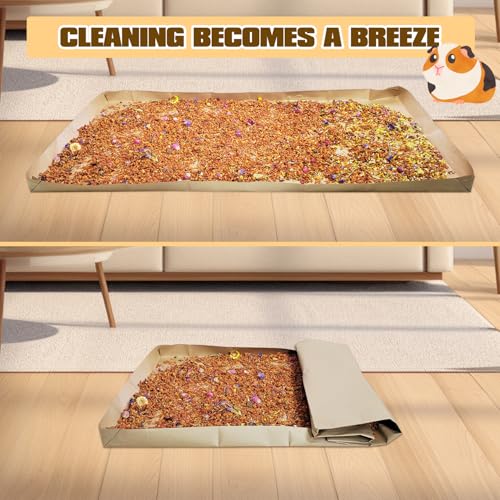 Forro de gaiola de porquinho-da-índia, saco grande descartável para gaiola de porquinho-da-índia, pa