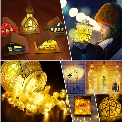 Phyooest LED Balloon Licht Mini LED Luftballons Lampen (Warmweiß, 50 Stück) – Ansicht 2