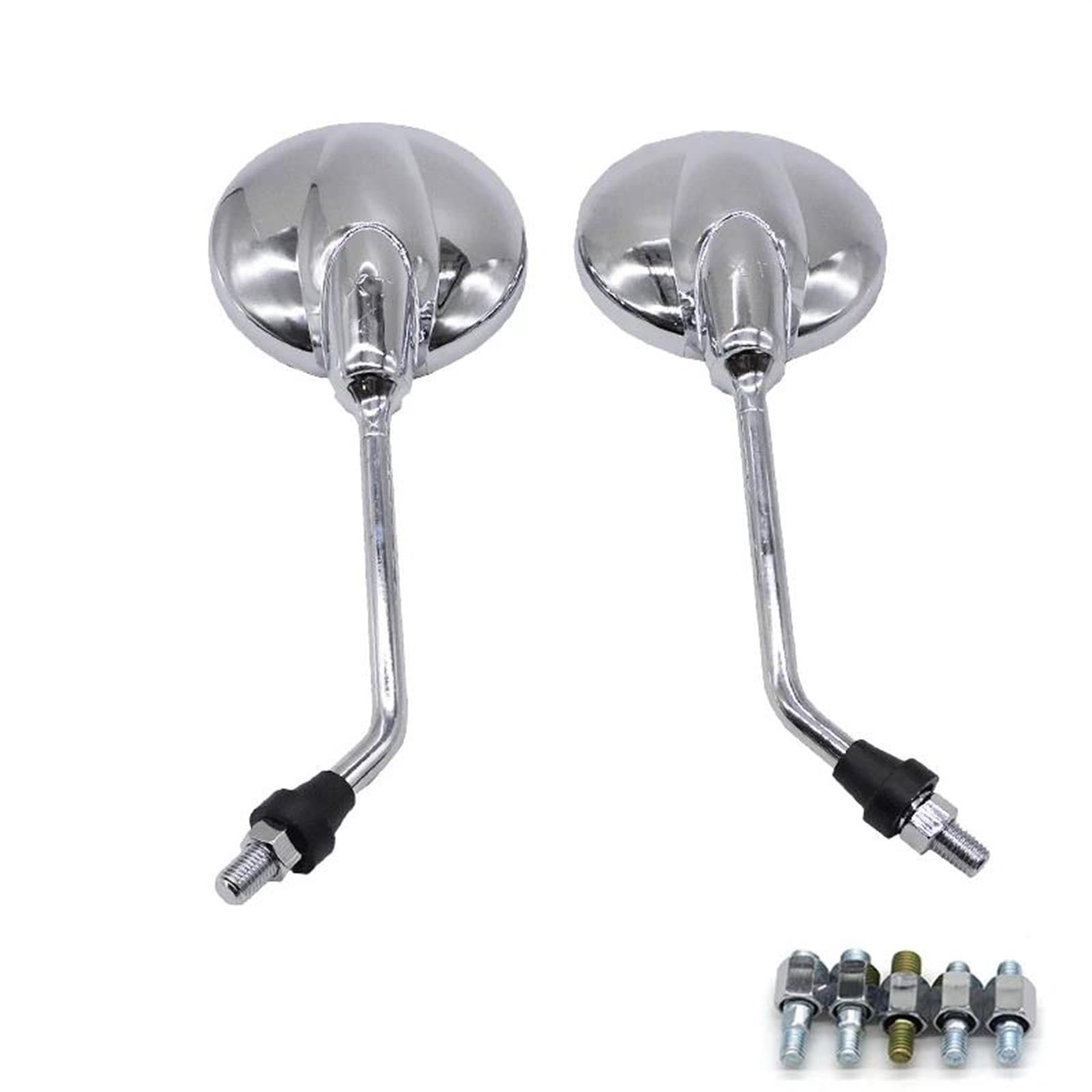 Rétroviseurs latéraux Rétroviseurs De Moto Accessoires 1 Paire Rétroviseur Latéral Rond Rétroviseur Latéral pour Suzuki GSR 600 GSR750 SV650 Rotatif