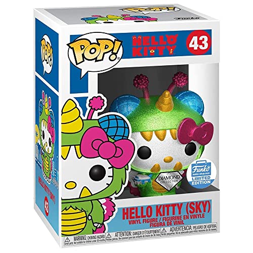 Funko Pop! Diamond Glitter Collection - Figura De Vinilo Con Dise O De Hello Kitty [Sky] #43