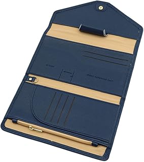 Kfz-Zulassungs- und Versicherungshülle, Kfz-Versicherungs- und Zulassungshülle aus PU-Leder, Brieftaschen-Etui für Personalausweis, Führerschein (blau)