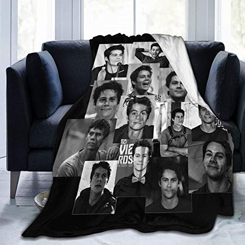 LONGTING Dylan O'Brien Ultra Soft Throw Blanket Flannel Fleece All Season Light Weight Living Room/Bedroom Warm Blanket 50