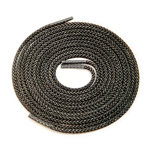 Ironlace Unbreakable Extra Heavy Duty Round Boot Laces Shoelaces 54" Black - Thumbnail 6