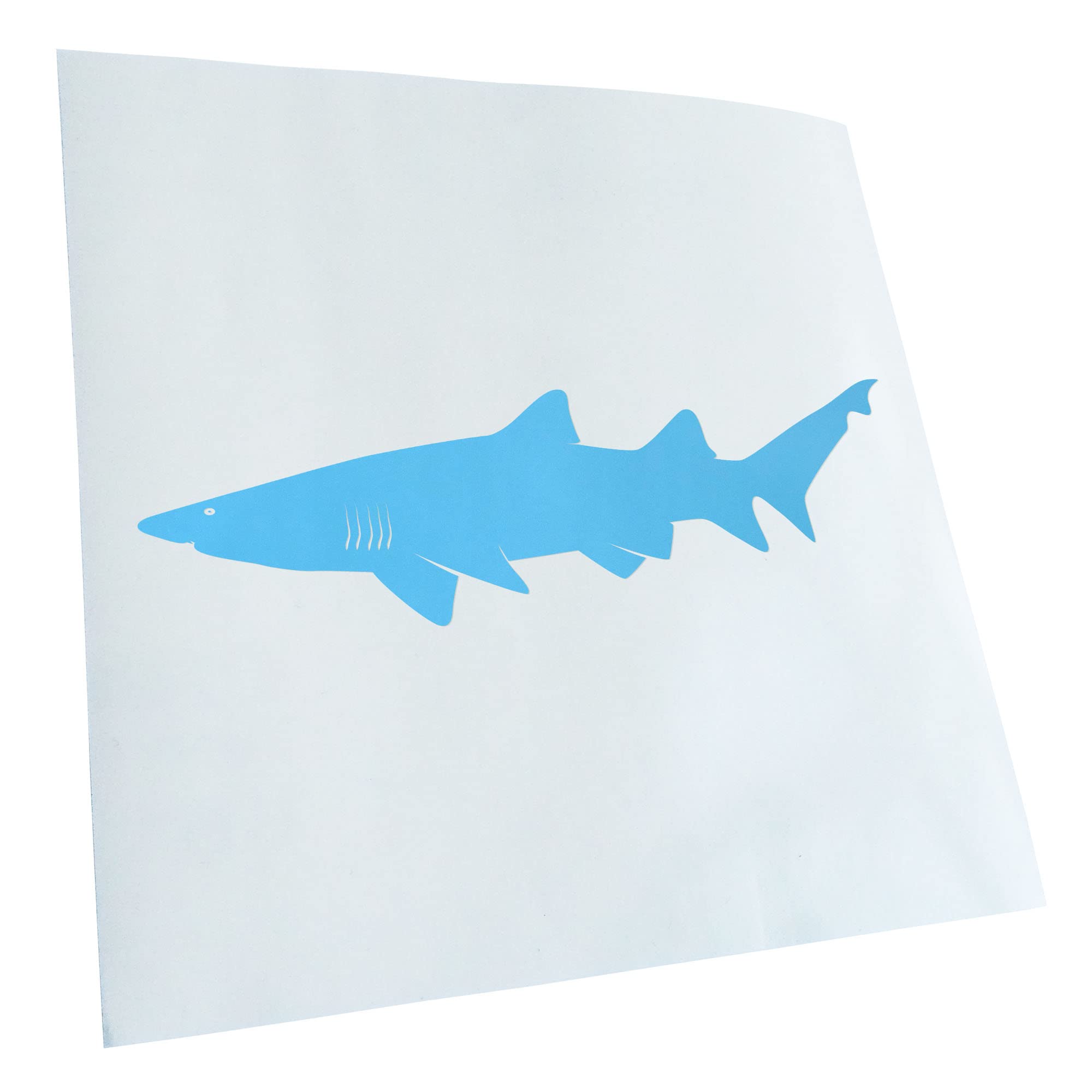 Kiwistar - Car Sticker - Shark Predator Fish Profile for Car, Laptop, Bike, Truck, Motorcycle Multicolor JDM Decal Racing