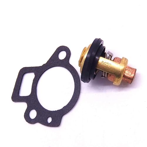 Miniatura 5 de SouthMarine Boat Engine 6H3-12411-00 6H3-12411-10 6H3-12411-11 termostato y 62Y-12414-00 6H3-12414-A1 junta para Yamaha 2 tiempos 50G 60F 70B 50 60