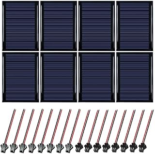 Mini panel słoneczny, 8 sztuk, 3 V, 0,3 W, 65 x 48 mm, ogniwa mikro-panelowe, kolektor słoneczny do energii słonecznej, majsterkowania, projektów naukowych - zabawek, ładowarka do akumulatora (8