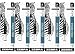 Zebra F-Series Ballpoint Stainless Steel Pen Refill, Fine Point, 0.7mm, Black Ink, 10-Count