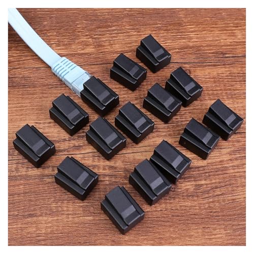 Cubiertas antipolvo para cable RJ45 protector de red Cat6 blanco contra suciedad 7