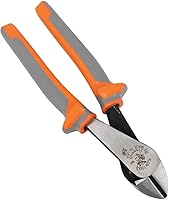 Vista 13 de Klein Tools 2288RINS Alicates Cortadores Diagonales Aislados de 1000V, Fabricados en EE.UU., Diseño de Alta Palanca, Cuchillas Endurecidas por