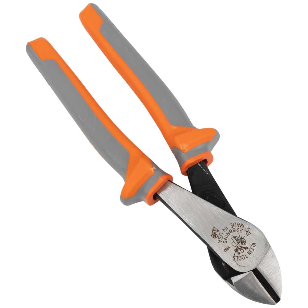 Klein Tools 2288RINS Klein Tools 2288RINS 1000V Izolowane szczypce ukośne, konstrukcja z wysoką dźwignią, noże hartowane indukcyjnie, 20 cali