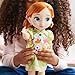 Disney Store Official Animators' Collection Anna Doll, Frozen, 16 Inches, Includes Olaf with Molded Details, Fully Posable Toy in Satin Dress - Suitable for Ages 3+ Toy Figure