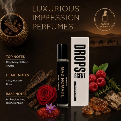 Image of Mad Nomade Premium Perfume For Men, 10 Ml | Long-Lasting Eau De Parfum | Luxury Woody Spicy Fragrance | Pocket Perfume For Men | Travel Size Perfume Ideal Gift For Him