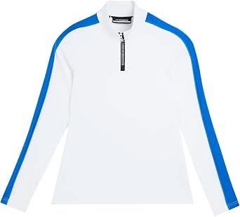 J Lindeberg Womens Kora 1/4 Zip Mid Layer Golf Pullover - White M