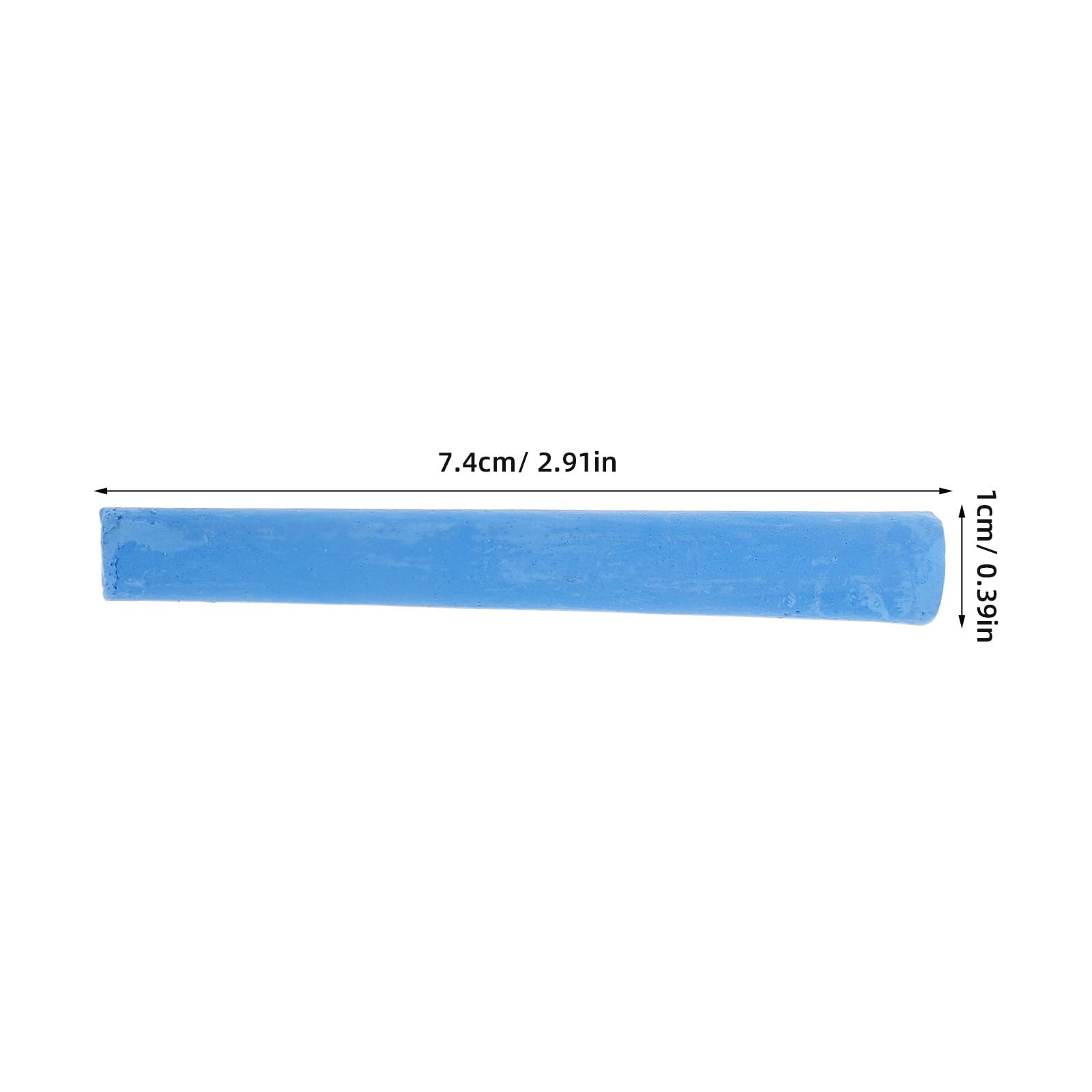 Kisangel 8 scatole di gessetti colorati per lavagna - Gessos a bassa emissione di polvere per aule scolastiche, materiale didattico, scrittura o pittura fluide, blu, 3x0,4"